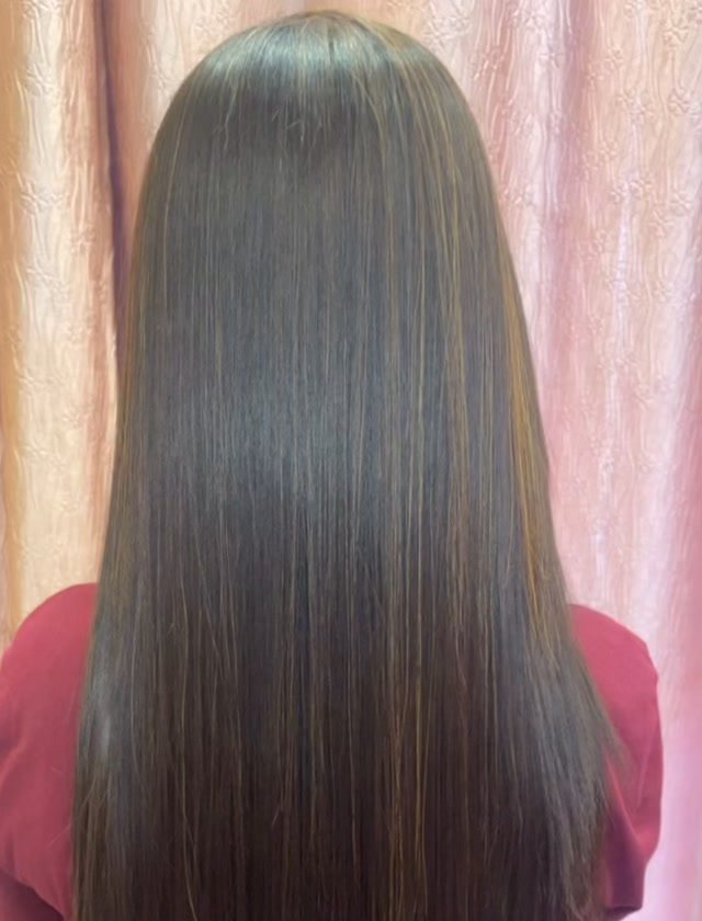 KeraSmooth result at The Jhansi Unisex Salon