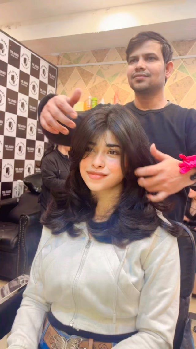 Soft curls by Rahul at The Jhansi Unisex Salon